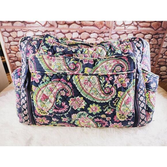 Vera Bradley Petal Paisley Shoulder Bag #A66 - Picture 5 of 8